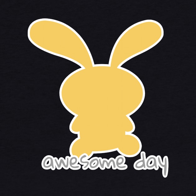 Awesome day cute bunny by showcase24